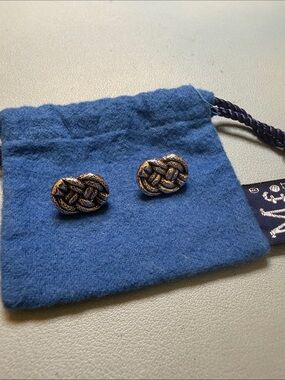 Mignon Faget Sterling Silver Knot Earrings